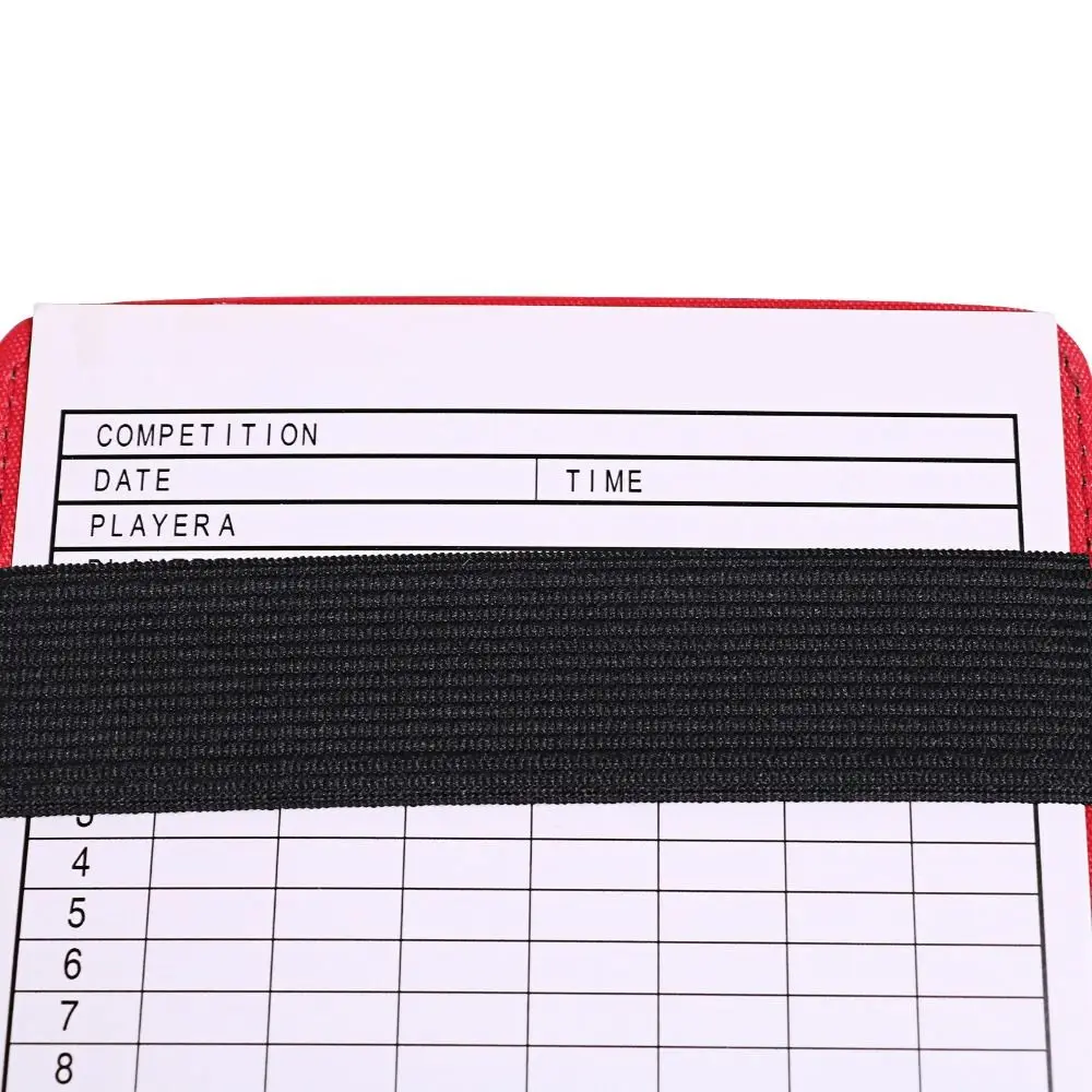 

Новый блокнот для гольфа из искусственной кожи с карточкой для гольфа, прочный блокнот с карандашом, портативные принадлежности для гольфа, обучение гольфу