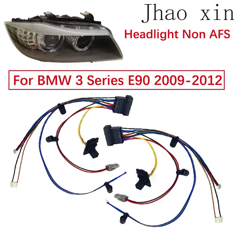 

Комплект внутренней проводки фар для BMW 3 серии E90, внутренний разъем, проводка фар 2009-2012 без AFS