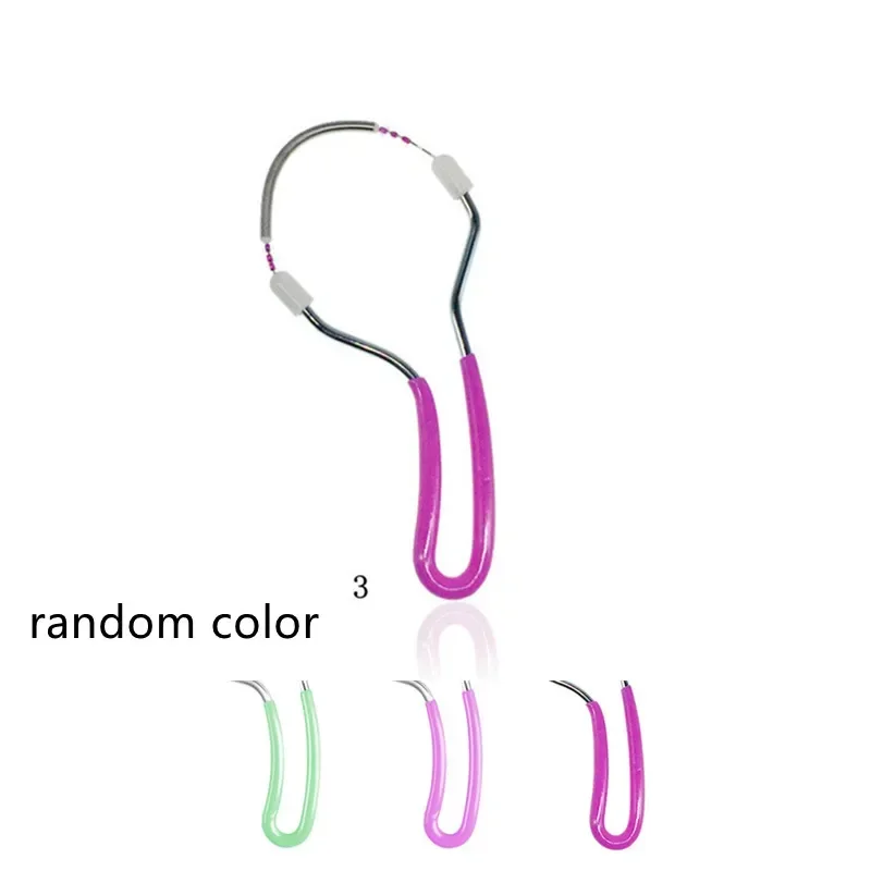 Novo seguro depilador facial removedor de pêlos rosto beleza maquiagem ferramentas primavera rosqueamento remoção depilador dermaplaning ferramenta alta qualidade