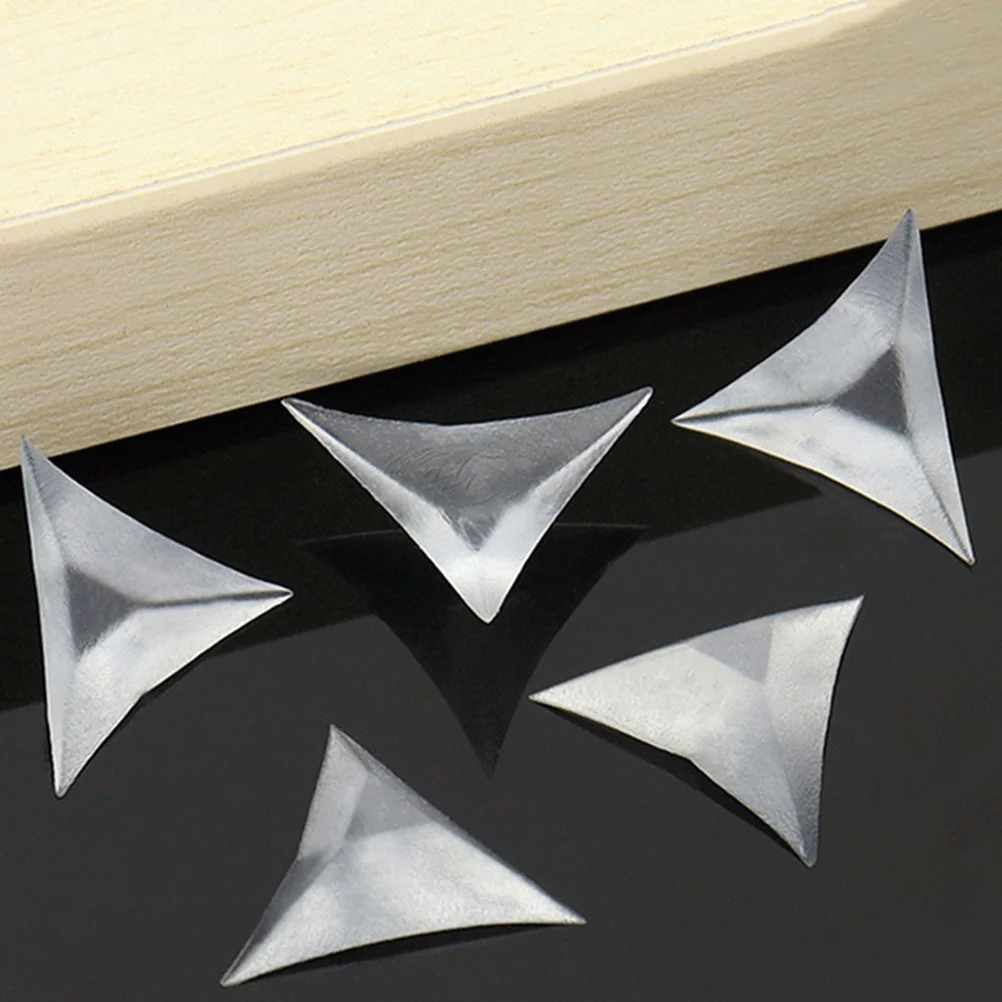 

200 Pcs Drawer Furniture Corner Dust Corners Stair Corner Guards Drawer Furniture Corner Hardware Accessories Wall Bracket