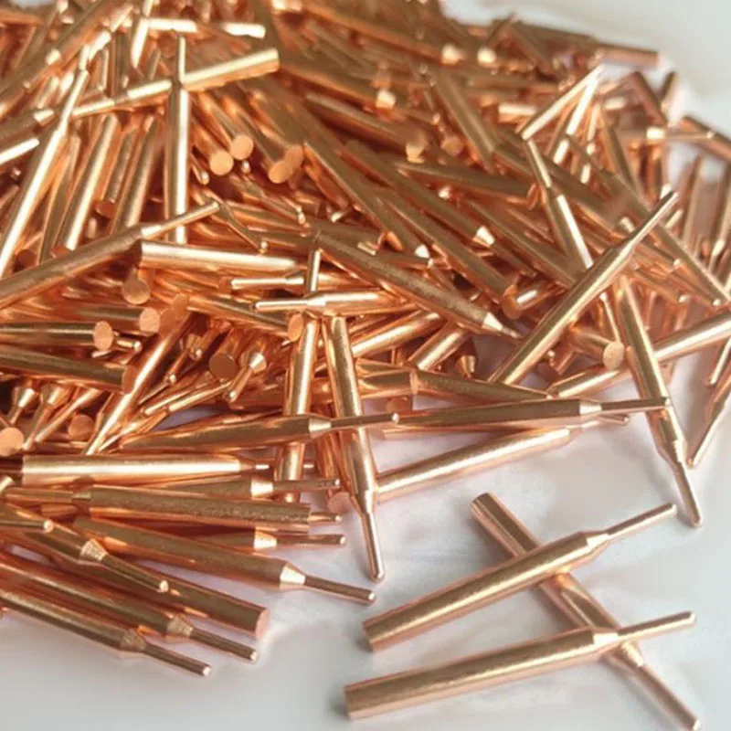 18650 Spot Soldering Pin 3x1.5mm Lithium Battery Copper Spot Soldering Pin Welding Machine Touch Soldering Pin for DIY Battery