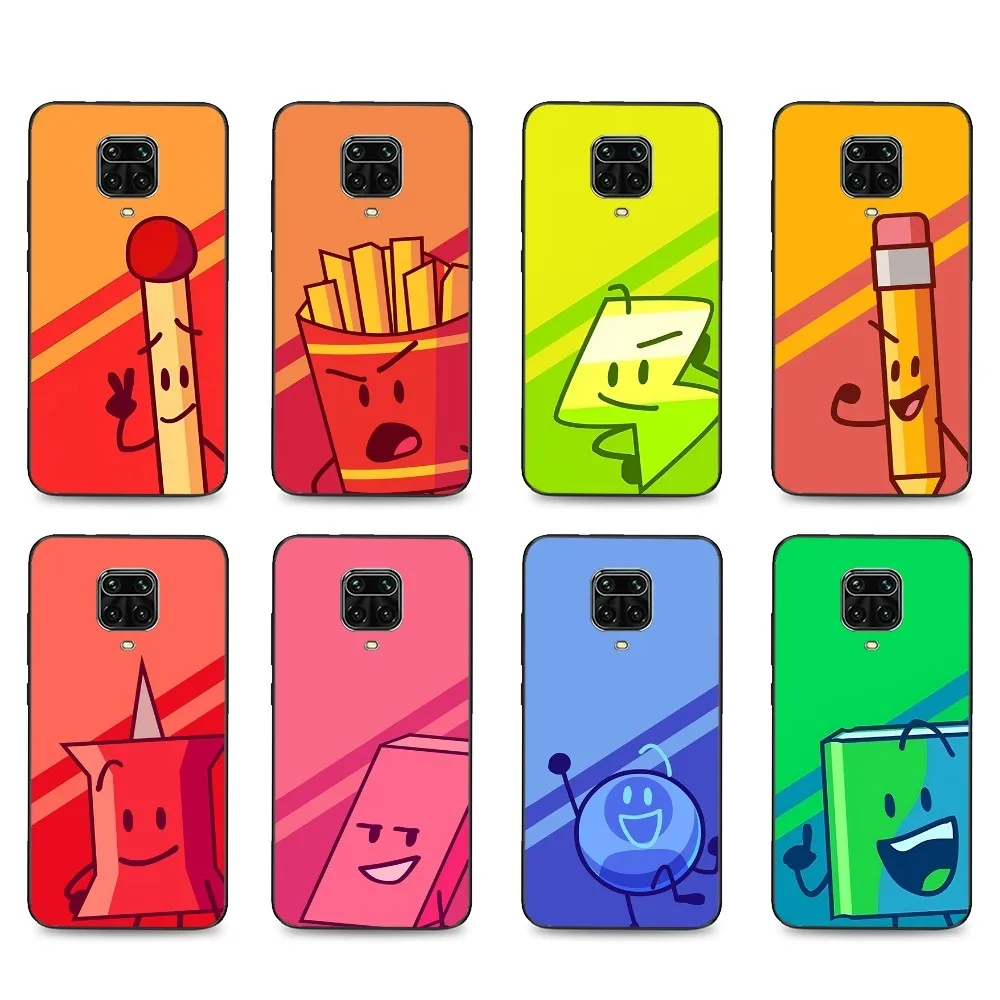 

Bfdi Battle For Dream Island Phone Case For Xiaomi Mi 5X 8 9 10 11 12 Lite Pro 10T PocoX3pro PocoM3 Note 10 Pro Lite