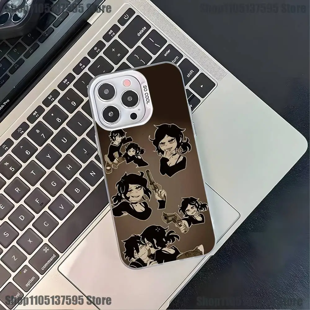 Чехол для телефона «Трана Энди и Лейтили» для iPhone 16,15,14,13,12,11,Pro,XS,Max,Plus,Mini,SE4,E, черный матовый противоударный чехол