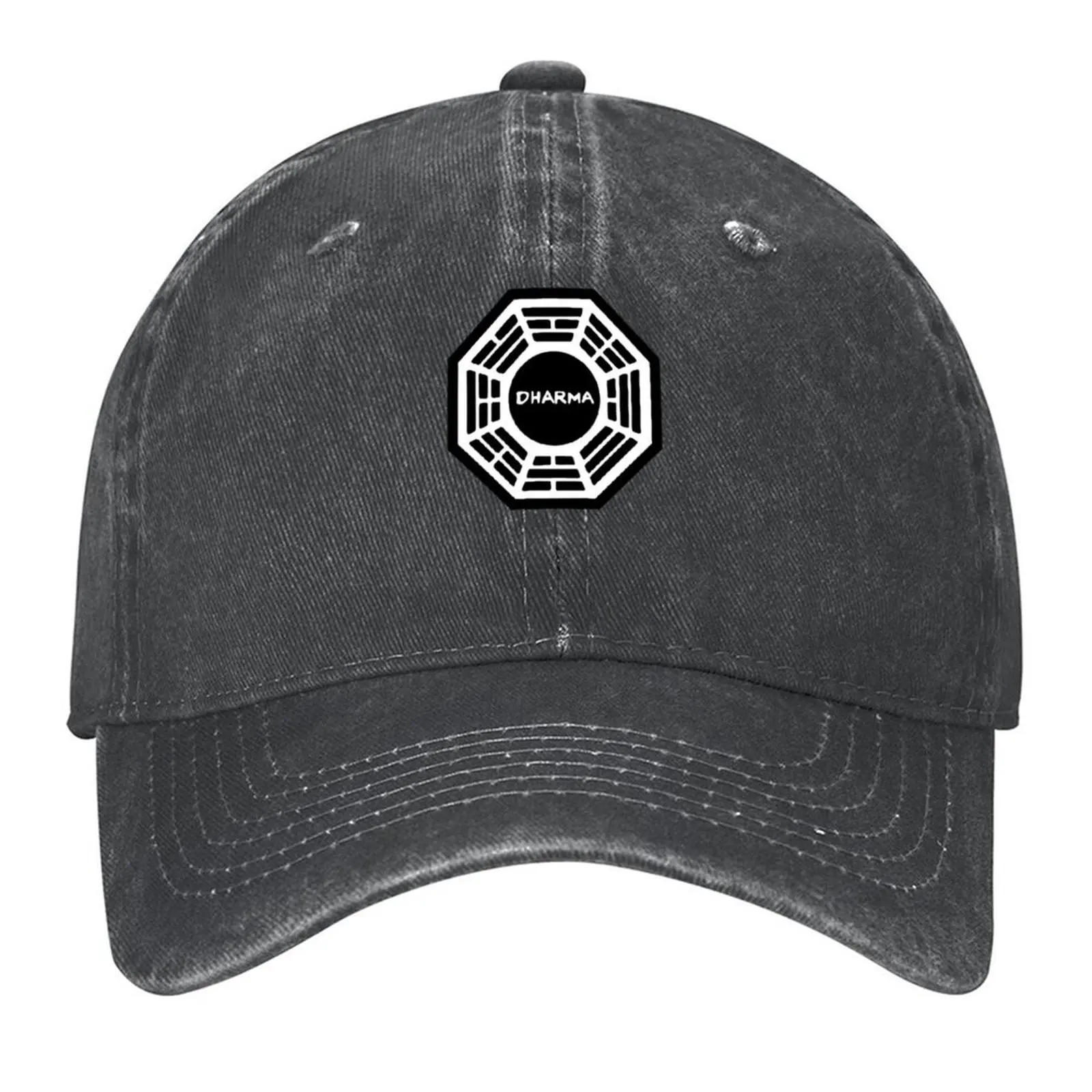 Dharma Initiative uniform Baseball Cap Luxury Man Hat Dropshipping Big Size Hat black Sun Hats For Women Men's