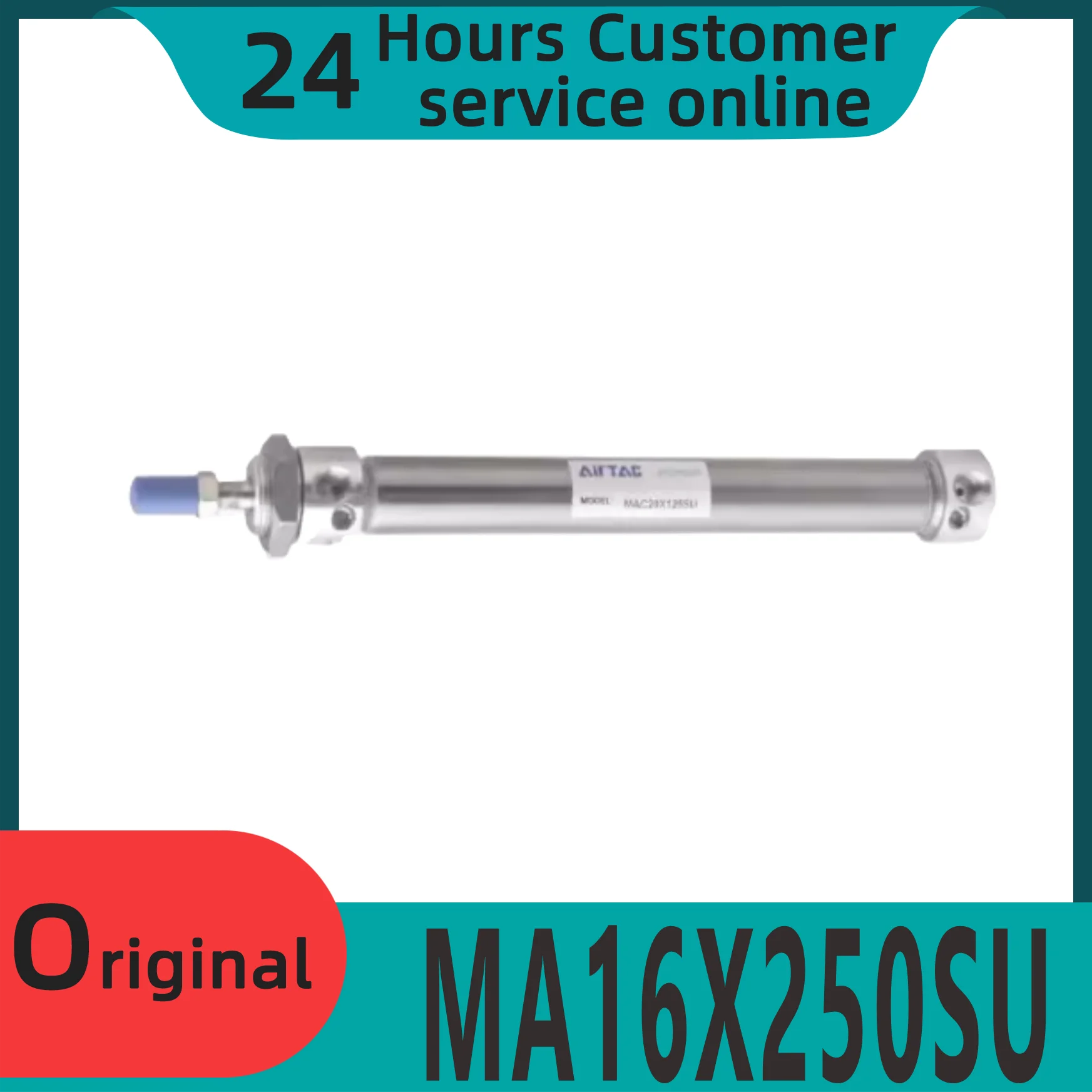

Brand new original stainless steel mini cylinder MA16X250SU MA16X300SU MA16X350SU MA16X400SU MA16X450SU MA16X500SU