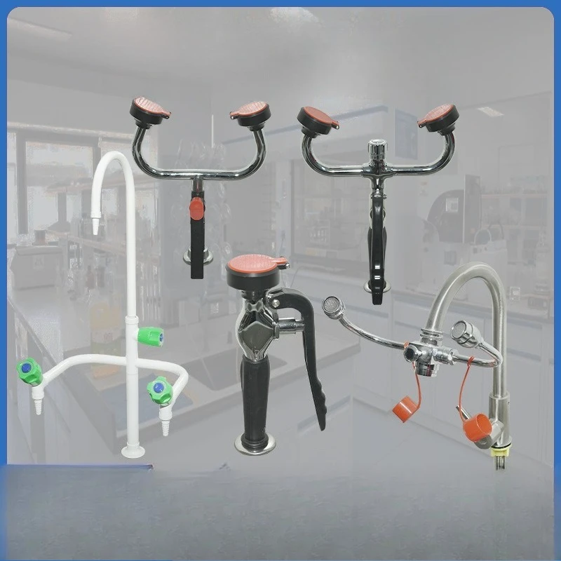 

Faucet dual-purpose eye wash laboratory double port single port portable handheld desktop eye wash