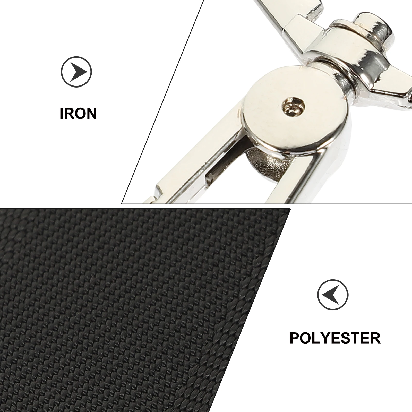

Adjustable Wide Shoulder For Laptop Soft Durable Crossbody Handbag With Metal Buckles Universal Bag Diy Strap Replacement Purse