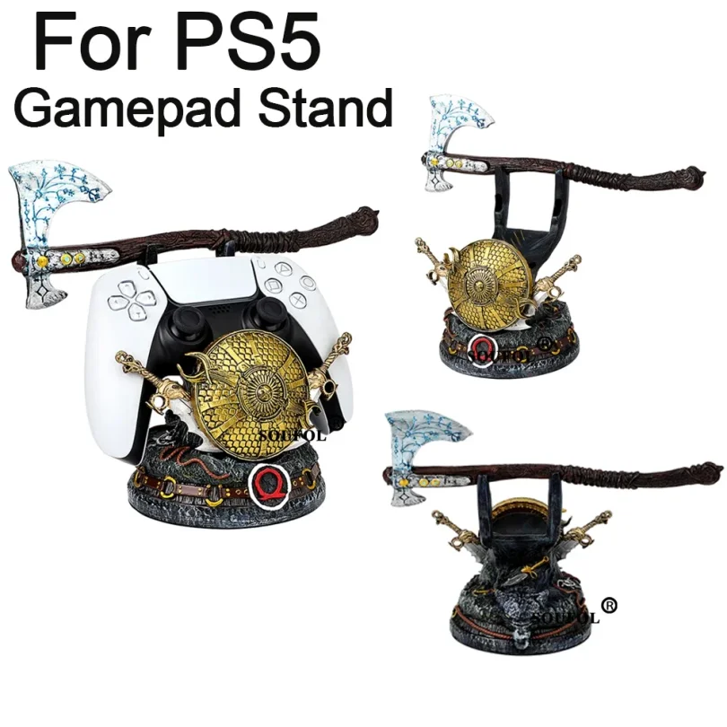 2025 New God of War Game For PS5/Xbox/PS4 Controller Creative Stand Unique Gamepad Holder Desktop Decoration Gaming Accessories view 3