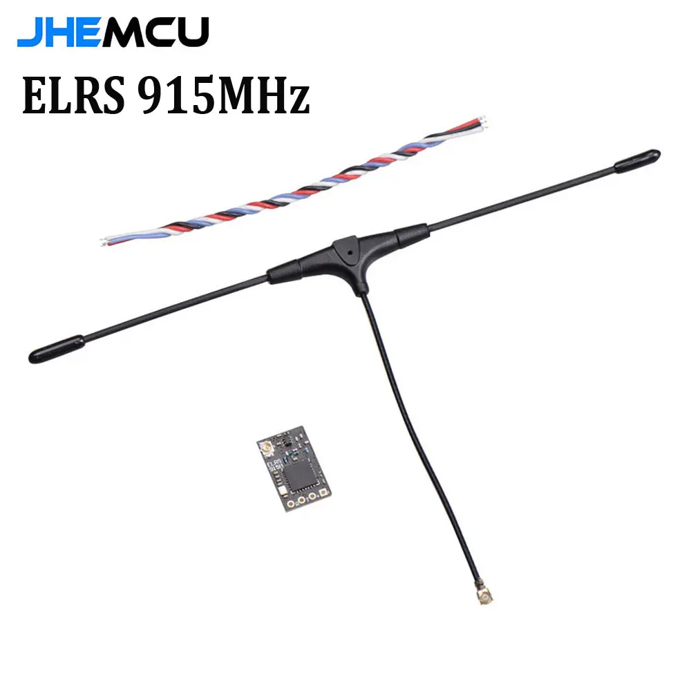 

JHEMCU ExpressLRS ELRS 915MHz CRSF Open Source and High Refresh Rate Subminiature Long-Distance Receiver for FPV Freestyle Drone
