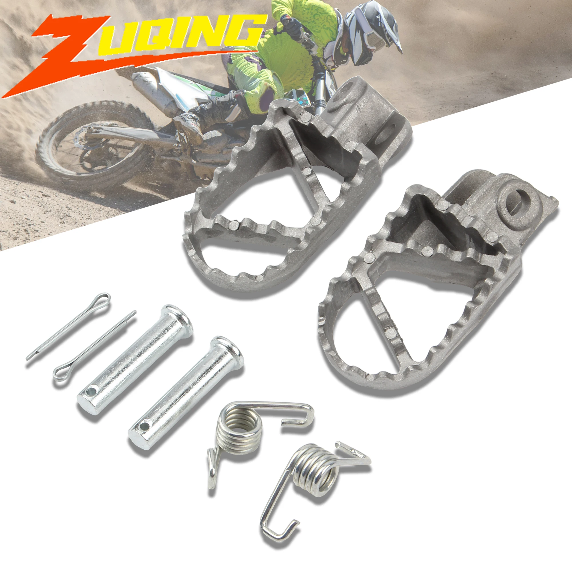 Motorrad Fußstützen für KTM SX 125150 250 SXF XC 250 EXC 450 Motocross Zubehör Pit Dirt Bike Aluminium Vorne Fußrasten Teile