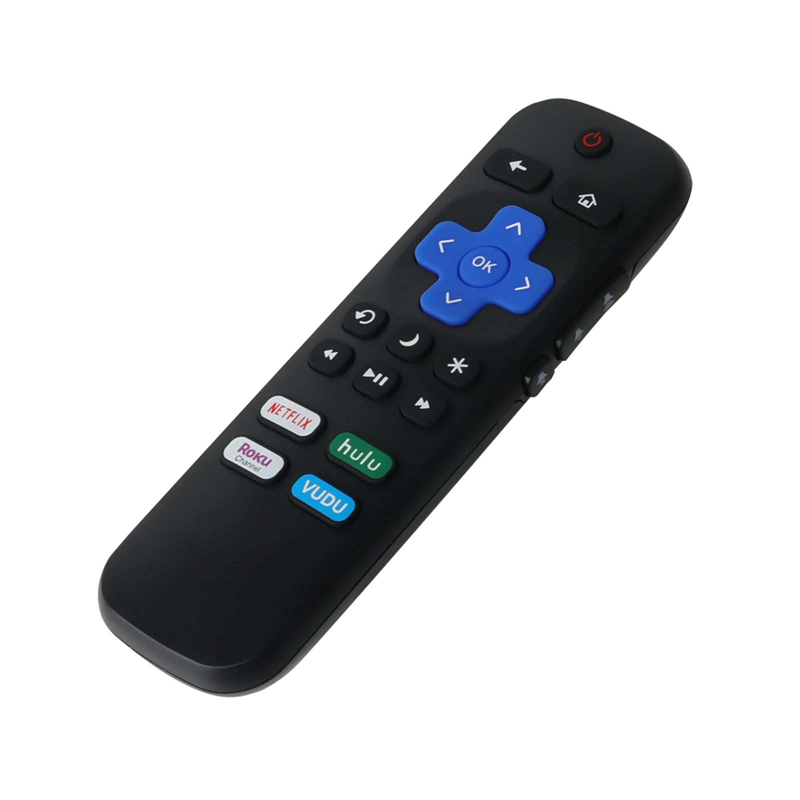 جهاز تحكم عن بعد بديل جديد لوحدة تحكم STB في الصندوق العلوي لجهاز Roku TV مع أزرار اختصار للاستخدام المباشر