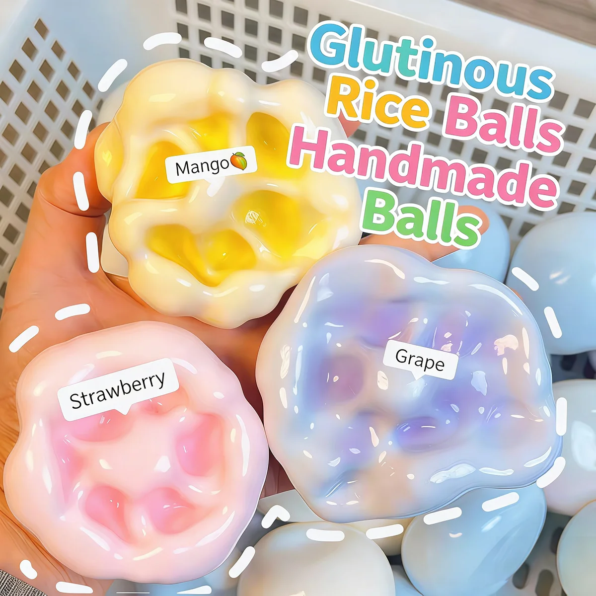 Interesting Sensory Deformable Squeeze Handmade Finger Pinch Creative Decompression DIY  Adult Decompression Boll