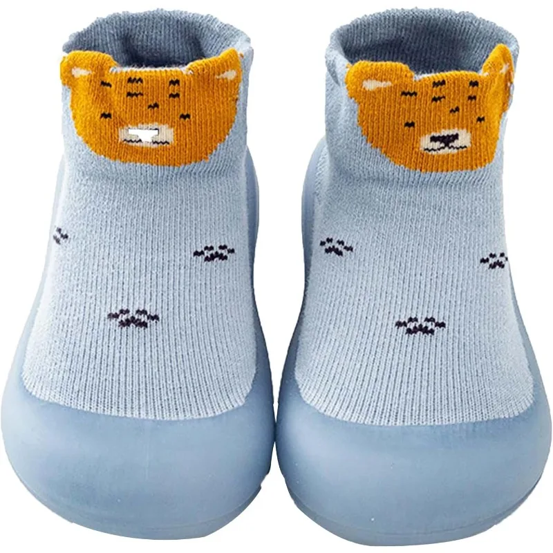 

Baby Floor Socks Animal Pattern Non-slip Silicone Sole Cute Cartoon Toddler Shoes Breathable Casual Boys Girls Shoes 13.5CM