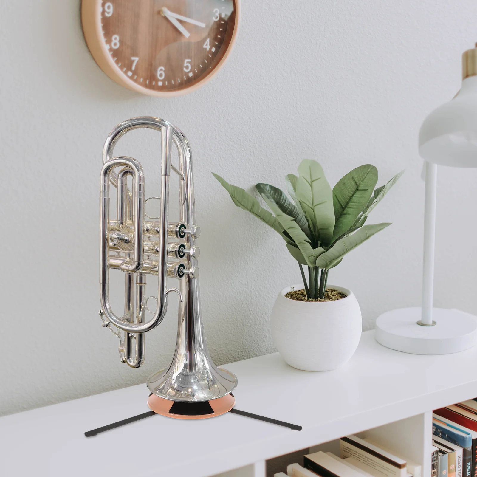 

Musical Instrument Stand Trumpet Holder Cornet Folding Tripod Detachable Bracket