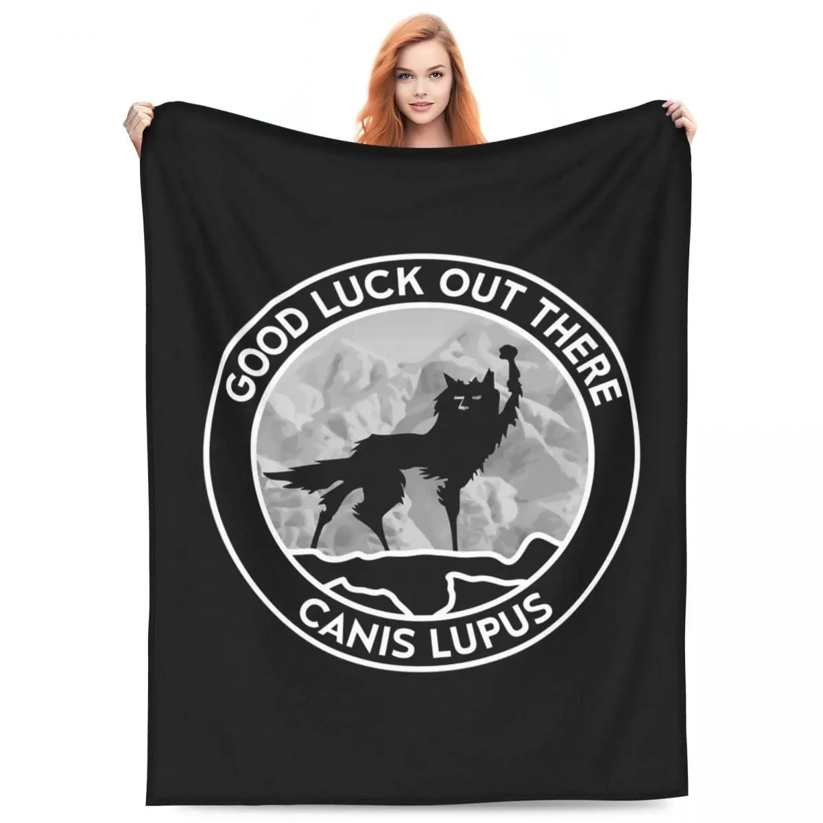Fantastic Mr Fox - Wolf - Canis Lupus - Fill Blanket Fleece Throw Blanket Warm for Home Bedroom Office Throws Bedspread Quilt