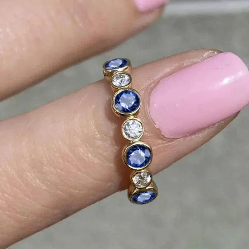 The 2026 new zircon is specially designed for women, with high-end, exquisite, and simple rings, suitable for daily commuting je