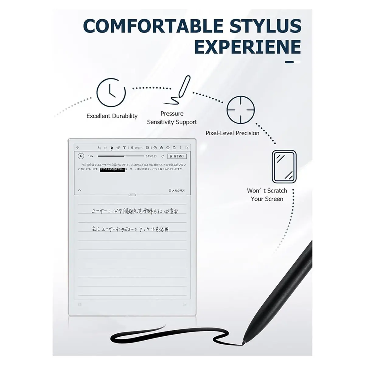 AB52 30 Pcs - for AINOTE 2 Replacement Nibs Refills with Tweezer,Writing Tablet Pen Tips for AINOTE 2 Note