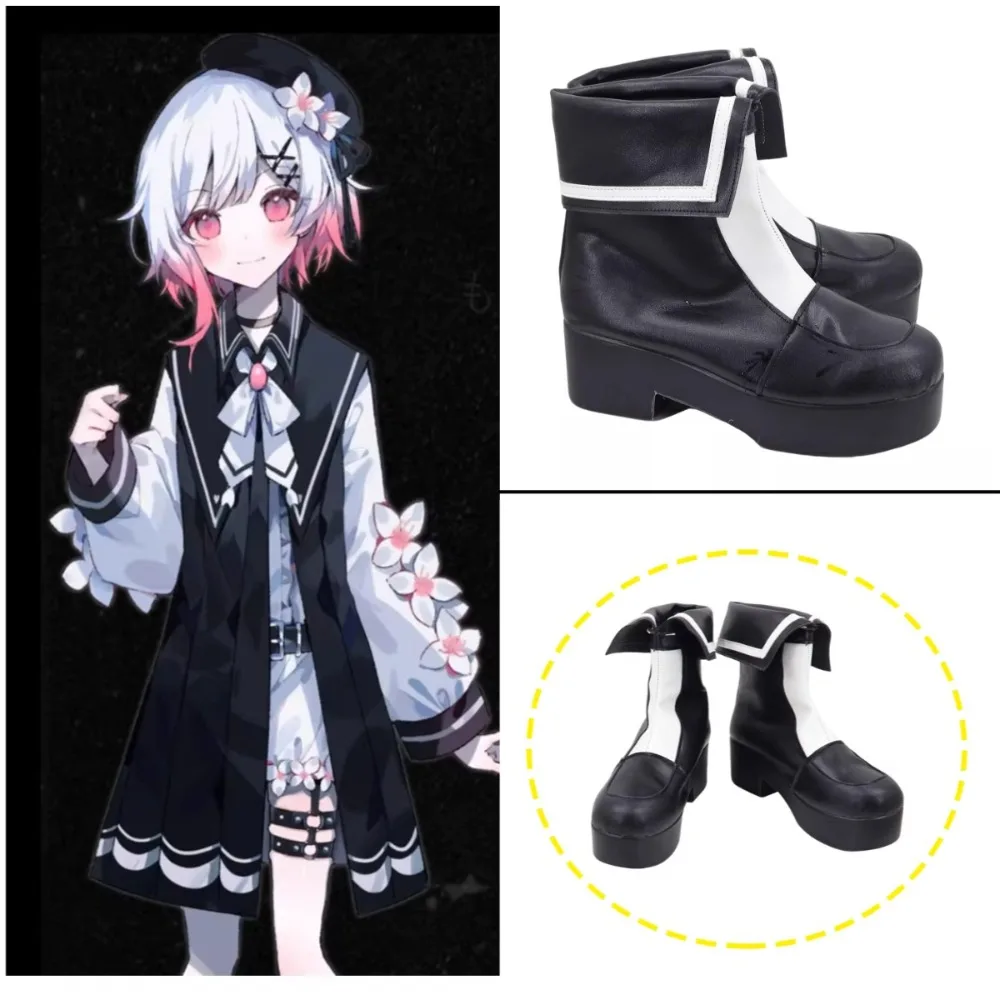 

Emma Sakura Witch Trial Cosplay Shoes Puella Magi Madoka Magica Boots for Fantasy Carnival Photoshoot