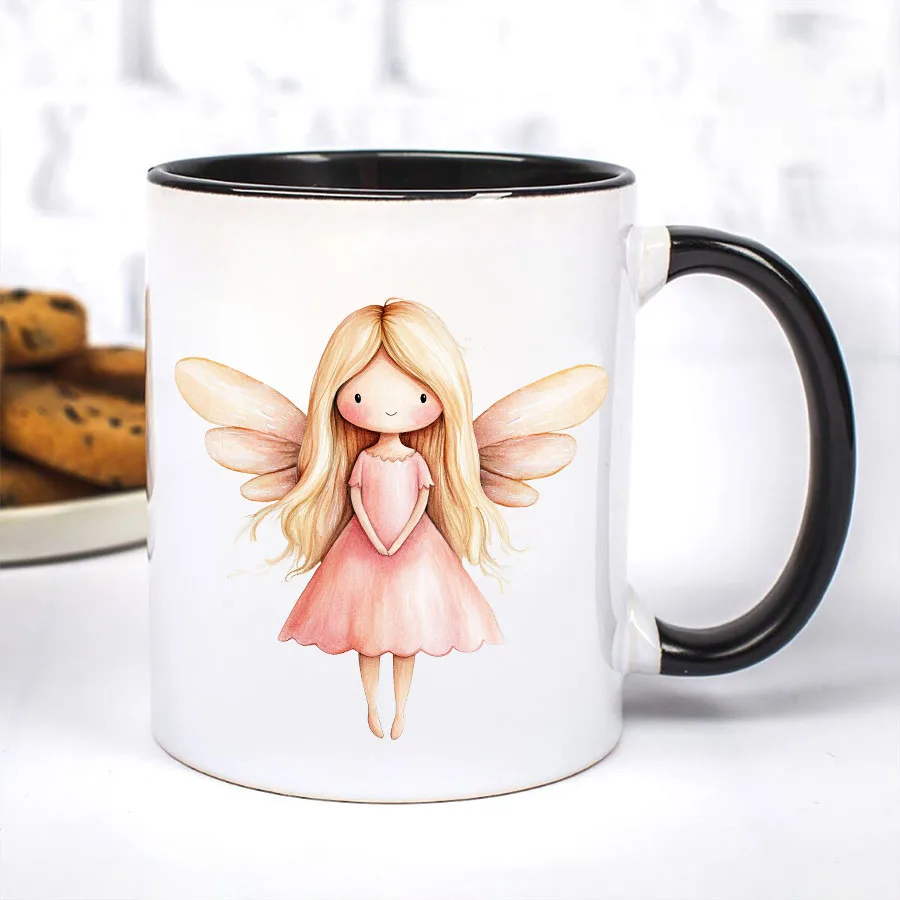 12pcs Pink Woodland Fairy Animals DIY UV DTF Rub On Transfer Sticker Glass Cup Wrap Tumbler Mugs Cards School Craft Party Decor