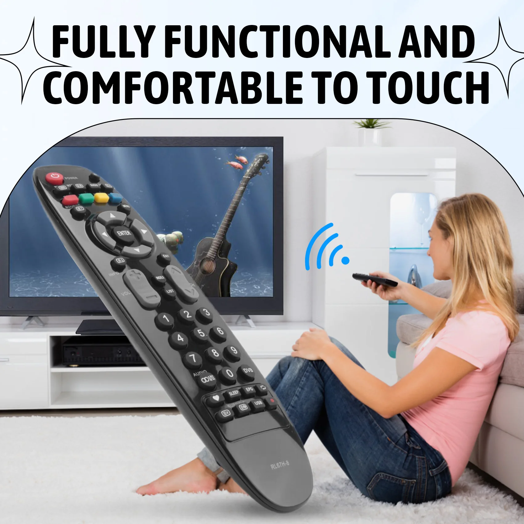 DT39 RL67H-8 High Quality Remote Control for Changhong TV LED32C2000H LED28C2000DS