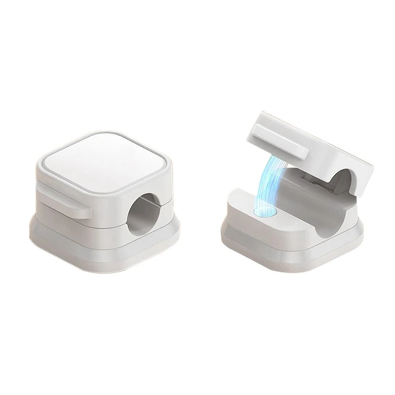 Зажим для организации кабеля ABNO-Data — липкий пружинный зажим для стола, стены, автомобильного провода и зарядного устройства