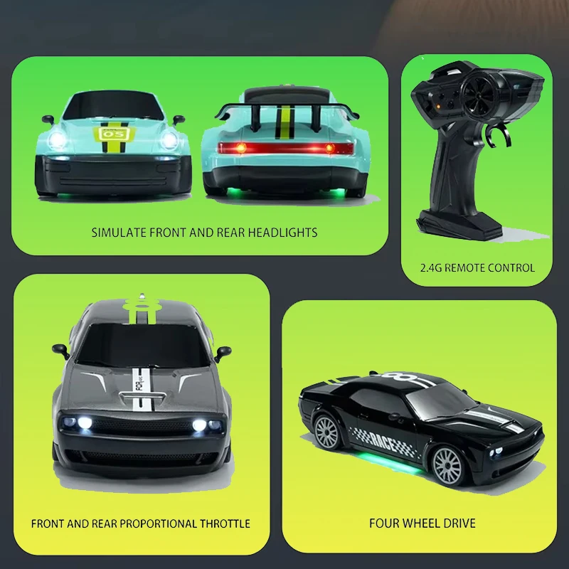 

Высокоскоростной автомобиль GT 911, профессиональный радиоуправляемый дрифт, автомобиль с дистанционным управлением, электрическая пропорциональная дроссельная заслонка, полный привод, гоночная игрушка для мальчиков