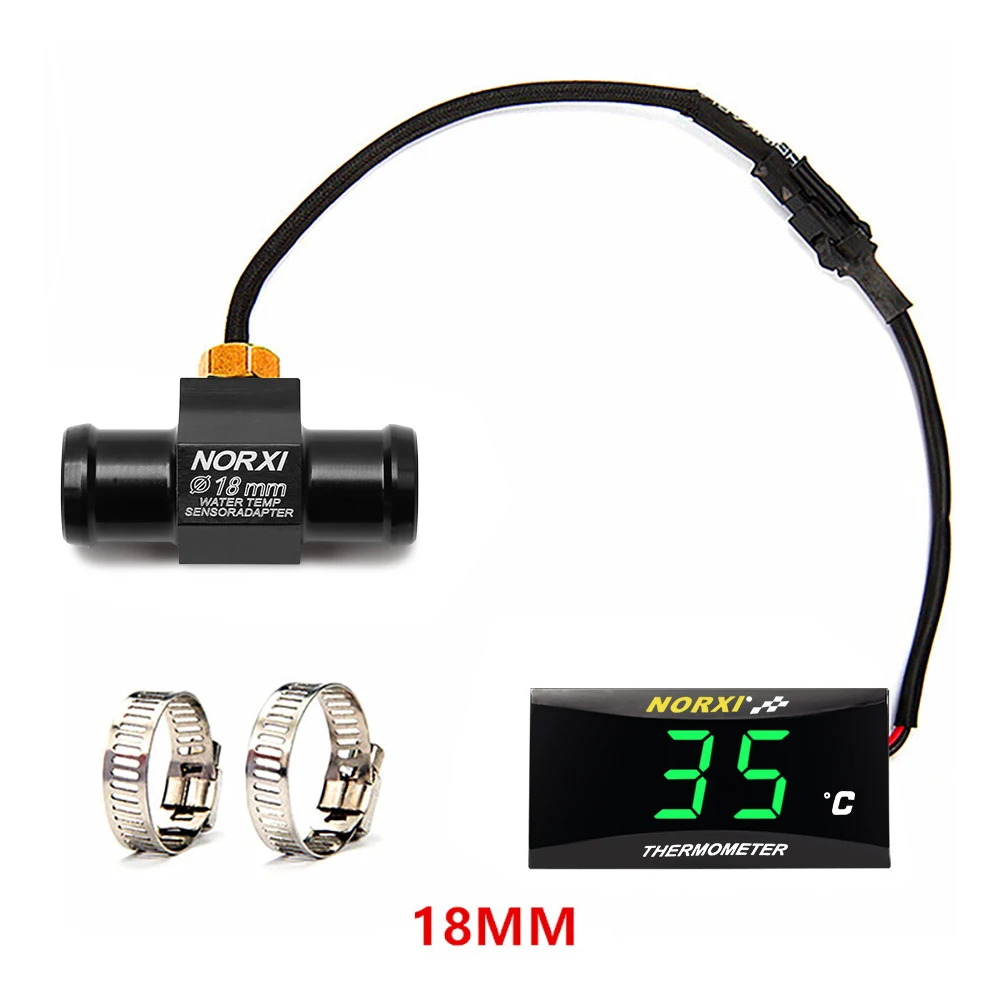 Motorrad-Wassertemperatur-Minimessgerät für XMAX250 300 NMAX CB 400 CB500X Sensor Thermometer Temp Gauges Scooter Racing