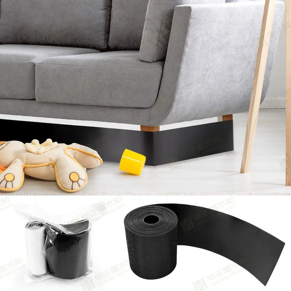 

Durable 3/6/10M Sofa Toy Blocker Adhesive Strap Adjustable Sofa Edge Baffle Nylon Dustproof Under Couch Blocker
