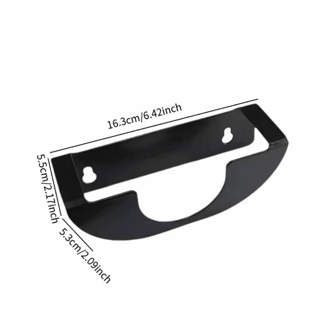 حامل طاحونة زاوية عالمي عالي التحمل مثبت على الحائط حامل طاحونة زاوية DIY منظمة أدوات تثبيت على الحائط باللون الأسود #6