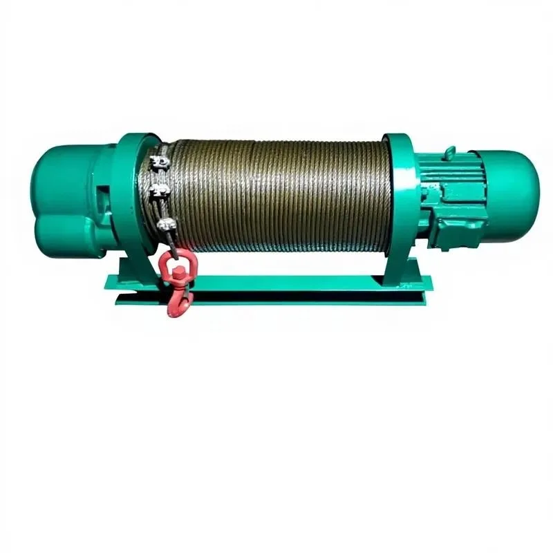 1 Ton 500kg Portable Mini Single Wire Rope Hoist for Lifting Goods Between Floors
