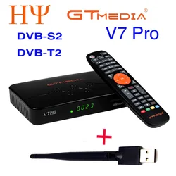 GTMEDIA V7 Pro DVB-S2 S2X T2 Satellite TV Receiver Upgrade CA Card Slot USB WiFi  Satellite Receiver