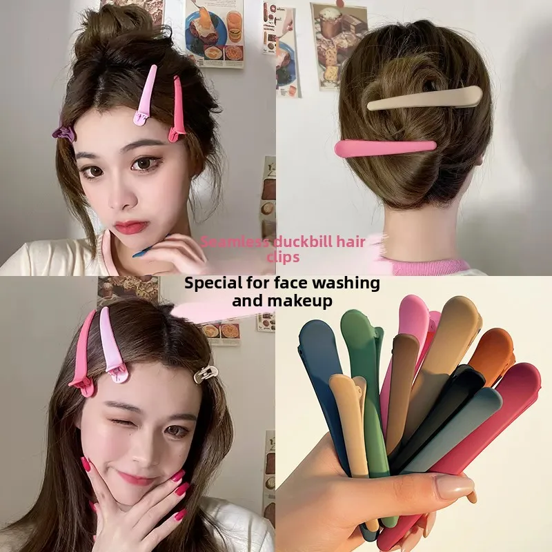 

No-Trace Hair Clips for eup And Face-Waing Bangs Holders Women's Hair Accories Long Dubill Clips Ba of Head Haird...