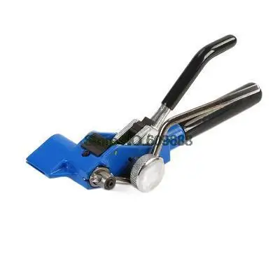 Stainless Steel Zip Cable Tie Gun Plier Bundle Tool For Width 4.6-19mm Thickness 0-0.8mm Trigger Action With Cutter