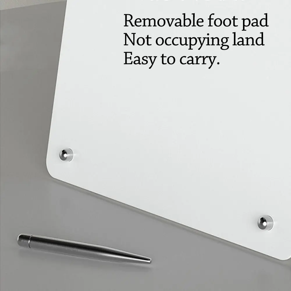 

Simple Metal Plate Magnetic Sticker Board Magnetic Clip Movable Desktop Memorandum Note Board Office
