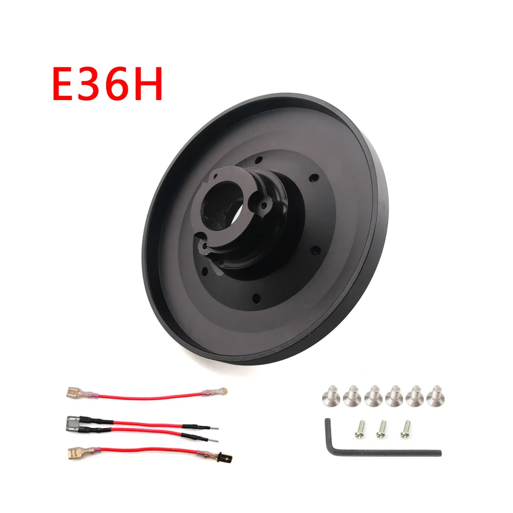 

Руль для гонок E36H с быстросъемным креплением, короткий адаптер для рулевого колеса, подходит для BMW E36 M3 318 328i 325i 325is 328 1991-1998 годов выпуска.