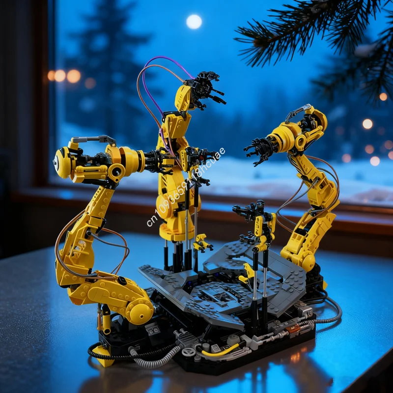 

1709pcs MOC Iron Manned Suit Up Gantry Super Heroes Model Building Blocks Assemble Creative Christmas Gifts Idea Brick Toy Kids