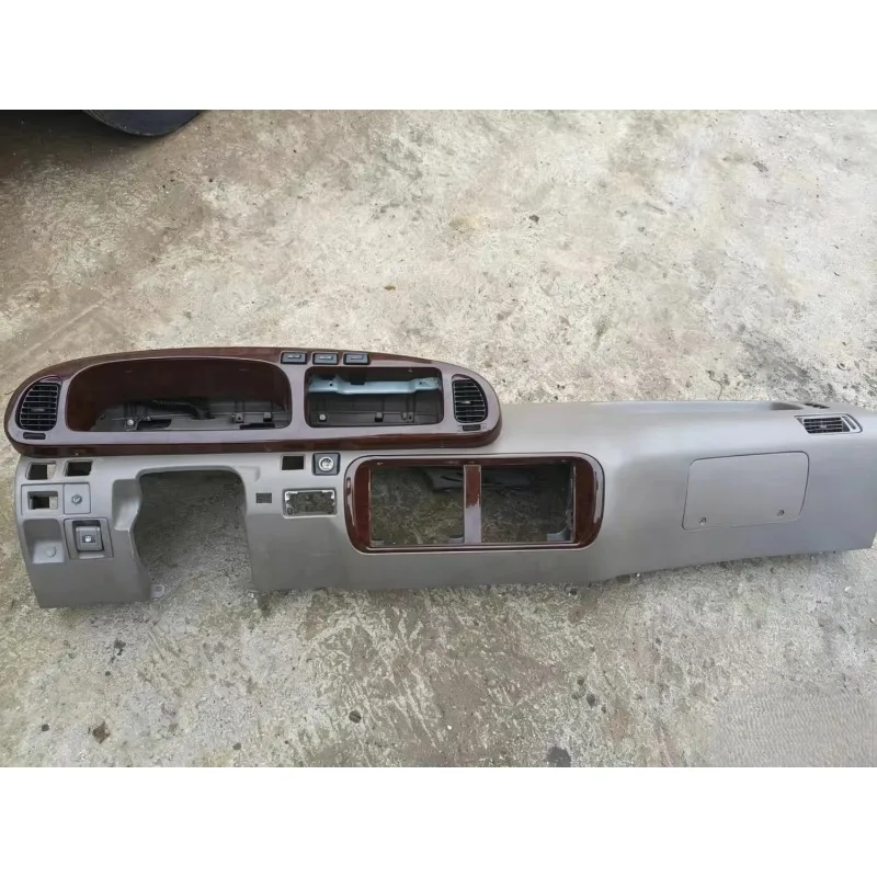 High End Version Original Peach Wood Complete Dashboard Assembly for Coaster Minibus