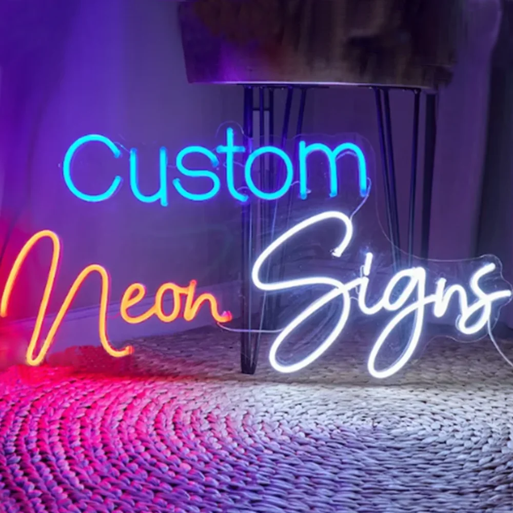 

Custom Neon Led Sign Personality Room Art decoration For Business Wedding Party Festival Bar Club Private Custom Neon Shop Decor