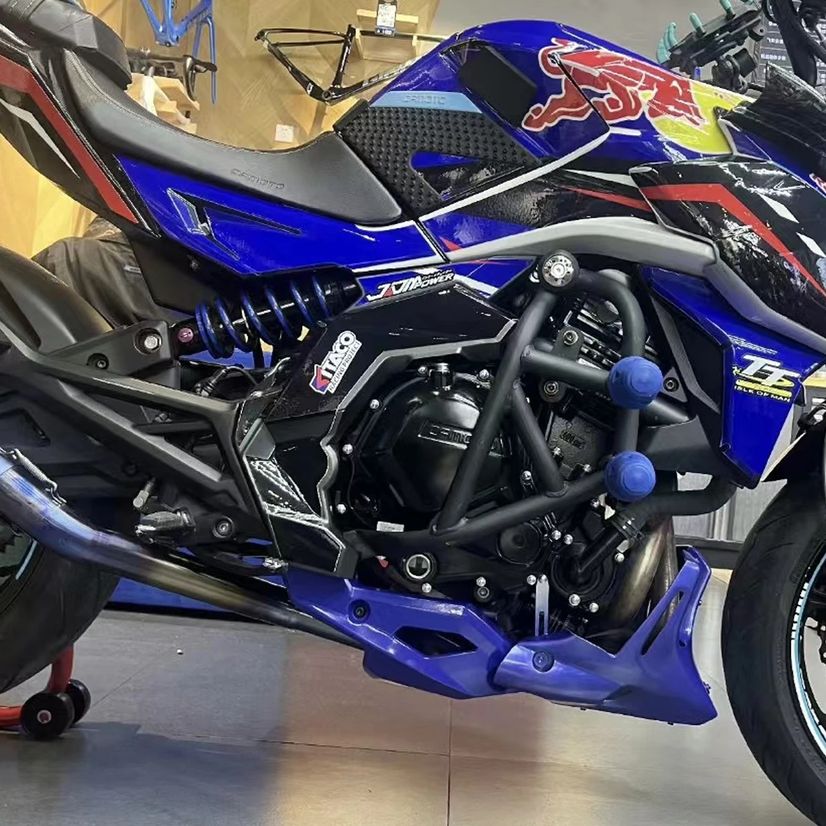 

Motorcycle modification accessories Custom lower air deflector protective plate chassis Fit For CF650 CFMOTO NK400 NK650 650NK