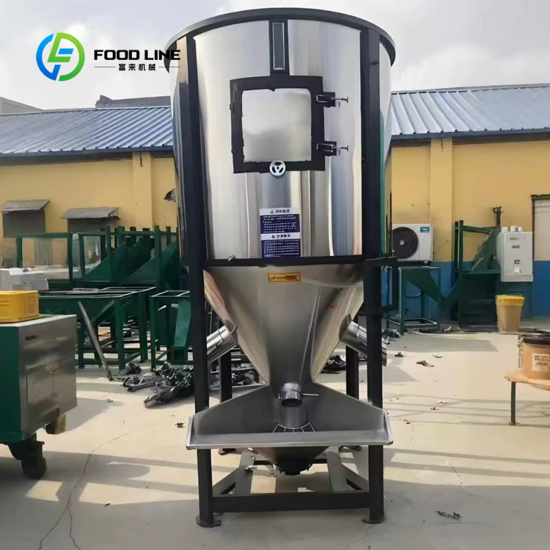 Customized Stainless Steel Rice Paddy Corn Wheat Bean Dryer Powder Mixer Plastic Particle Powder Mixing Machine