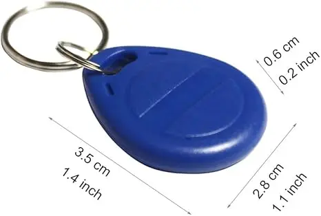 10 PCS Writable 125kHz RFID Key Fob Proximity ID Card Token Tag Rewritable T5577 Universal