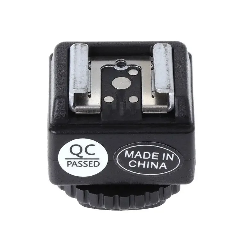 1.14*1.02*1.18 inch Hot Shoe Converter Adapter PC Sync Port For Nikon Flash To Canon Metal+Plastic 29*26 *30mm