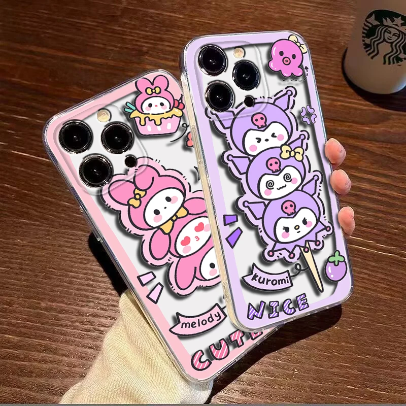 A24 Kuromi Soft Case for LG K71 K8 Plus K9 Lite Q510 K92 Q92 Stylo 6 7 V40 V50 V60 Velvet G9 X4 Q61 Q60