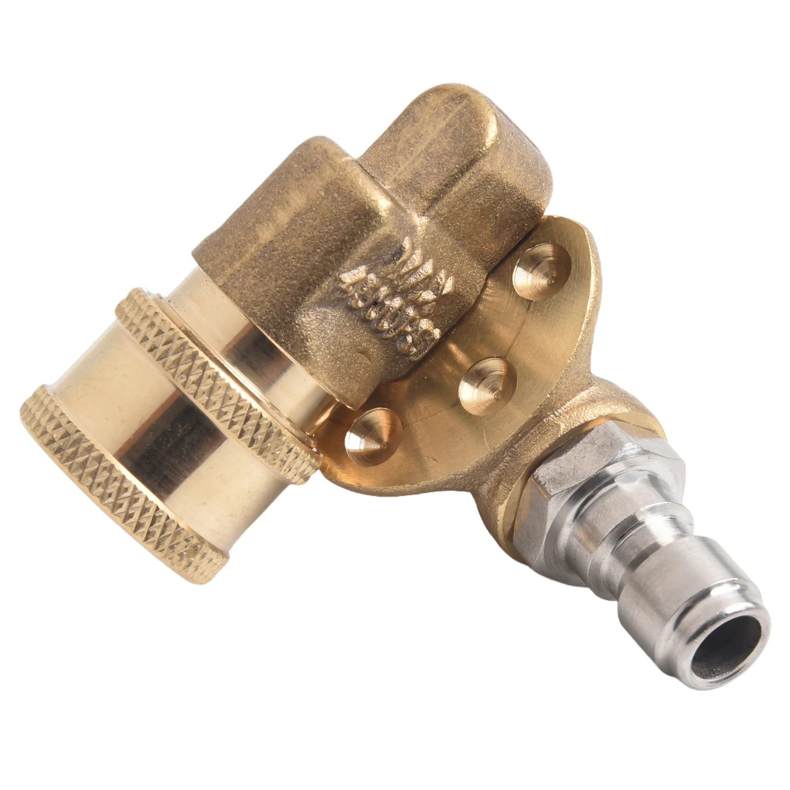 Imagem -05 - Swivel Brass Coupler Acessório para Lavadora de Pressão Car Wash Water Gun Head Bicos de Mangueira Wands Garden Tools Alta Qualidade