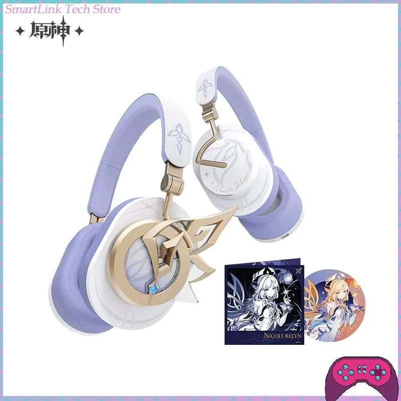 [Genshin] Nicole · Noise and Silence Dwell in Heart Headband-style Headphones Bluetooth Noise-Canceling HIFI Earphone Gifts view 2