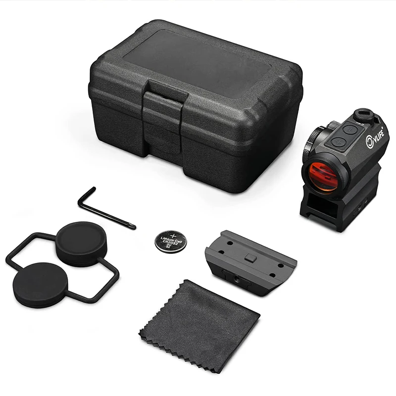

1x20mm Red Dot Sight Optics Scope Motion Awake 2 MOA IPX7 Waterproof & Fogproof 50,000H Battery Life for 21mm Picatinny Rail