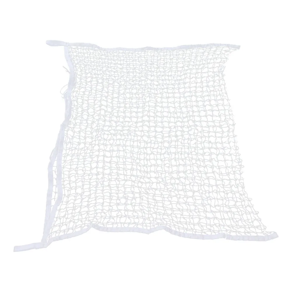 PE Woven Rope Forage Net Bag Mesh Hole Design Large Capacity Slow Feed Forage Net Durable White Mesh Hole Forage Bag