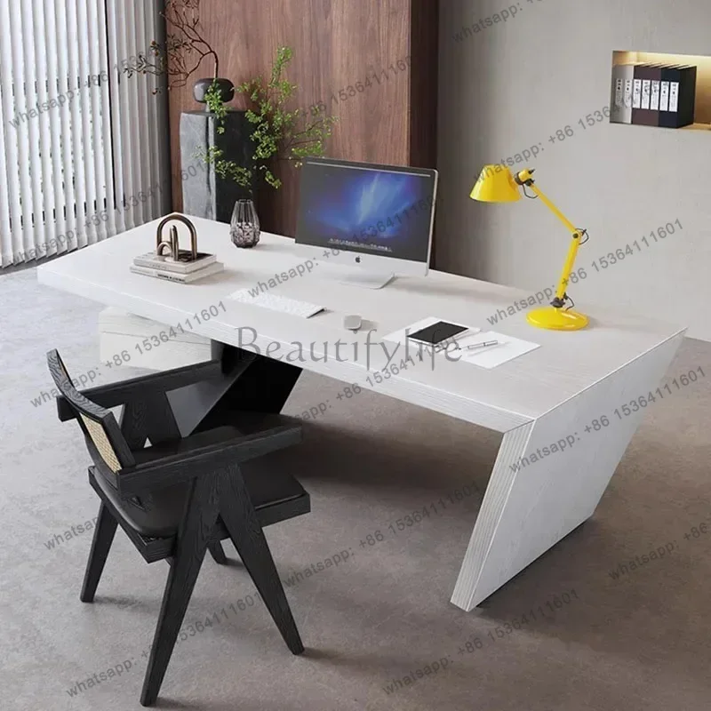 LD Minimalist Office Desk Workstation Professional Office Desk Computer Multifunctional Executive Display Tavolino Unique