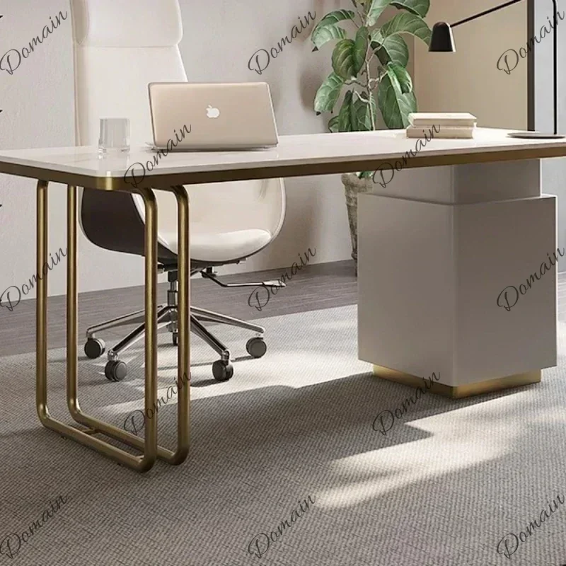46X M Computer Office Table Computer Gaming Motion Standing Desks Study Tables Minimalist Rock Board Desk Light Luxury Learning