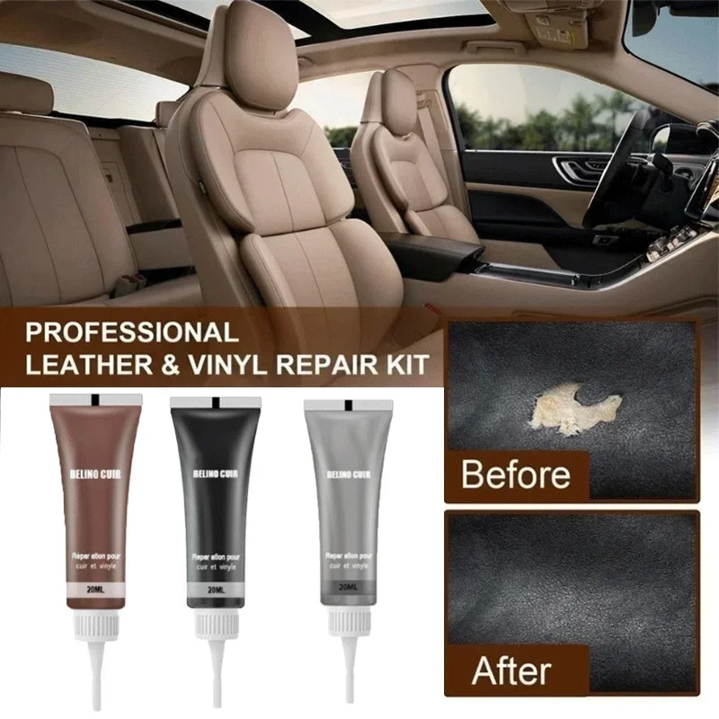 Repair Home Car Seat Leather Gel Scratch Restoration Complementary Cracks Rips Complementary Repair Filler Cream